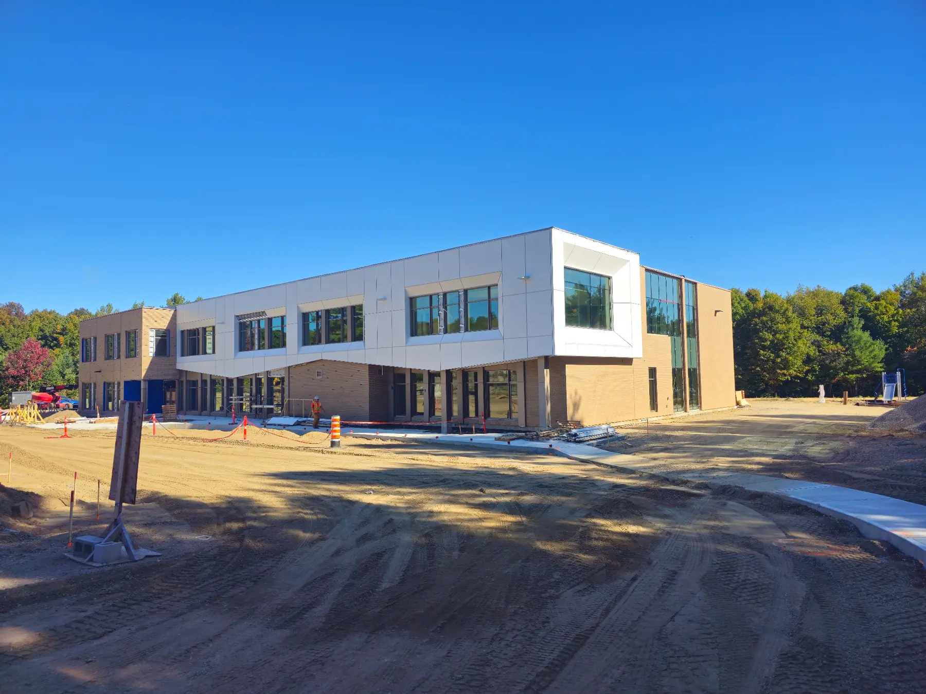 Façade avec revêtement extérieur soigneusement installé